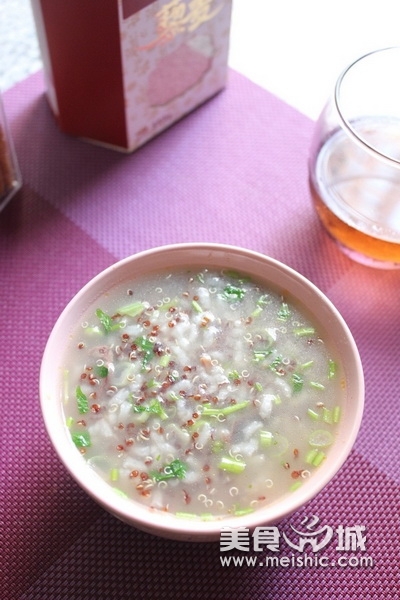 鸭杂藜麦粥