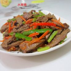西芹胡萝卜丝炒猪肝的做法 西芹胡萝卜丝炒猪肝的做法