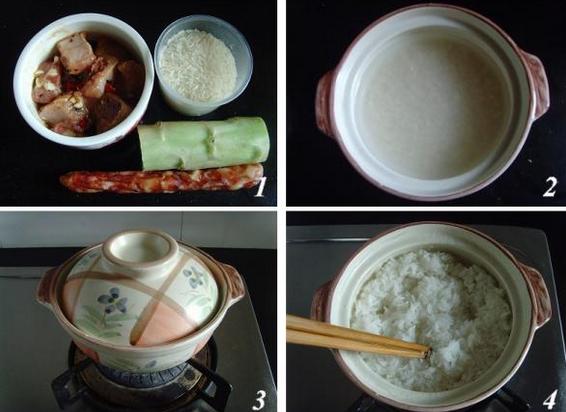腊味排骨煲仔饭