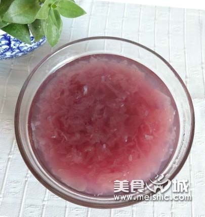 紫薯银耳羹