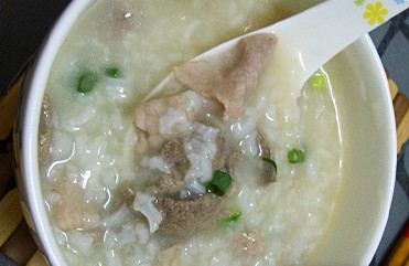 猪骨皮蛋瘦肉粥