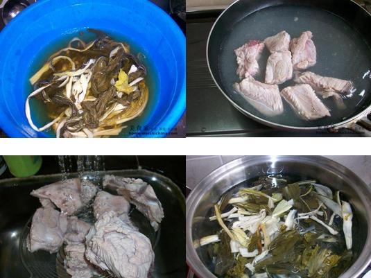 白菜干排骨汤