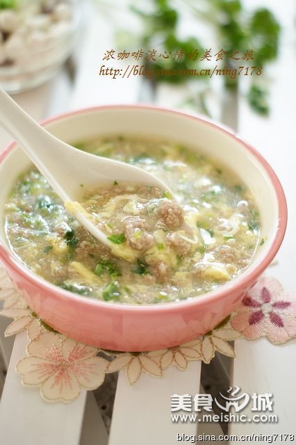 蛋蓉牛肉羹