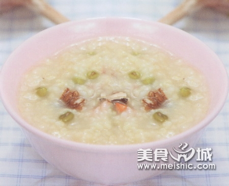 绿豆三仁小米粥