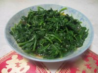 凉拌菠菜的做法