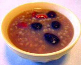 大枣小麦粥