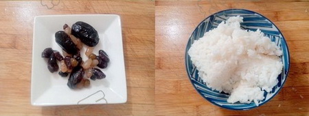 蜜豆南瓜粥步骤2