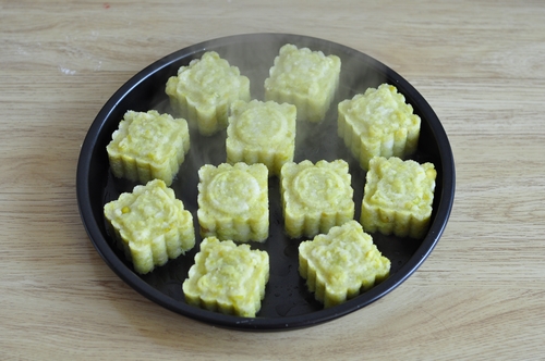 松软可口---翡翠米糕