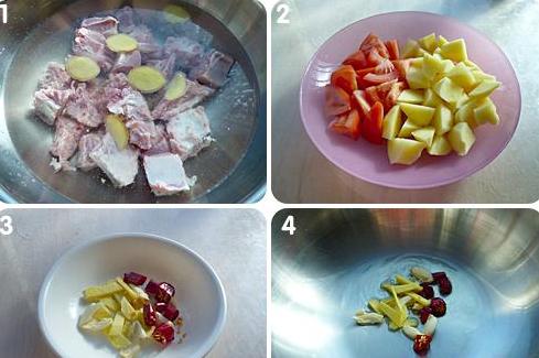 番茄土豆炖排骨