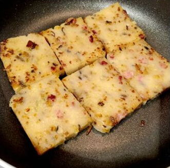 腊味萝卜糕的制作方法
