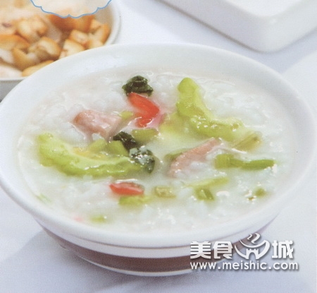 苦瓜西红柿瘦肉粥