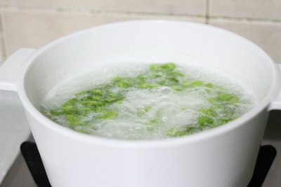 榆钱瘦肉粥的做法步骤6