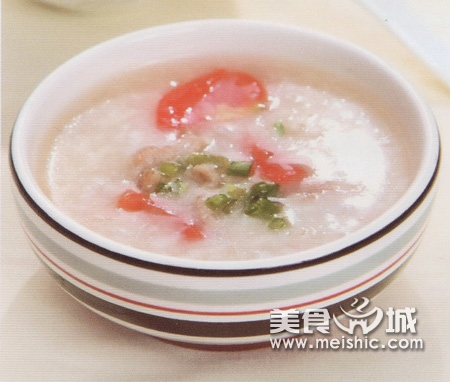 瘦肉西红柿粥