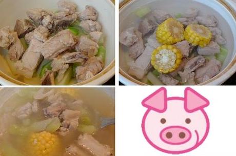 玉米萝卜炖排骨