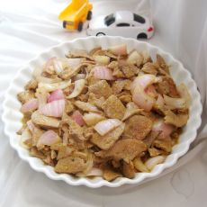 干炒葱香猪肝的做法 干炒葱香猪肝的做法