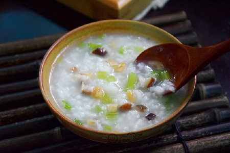 芹菜香菇虾米粥