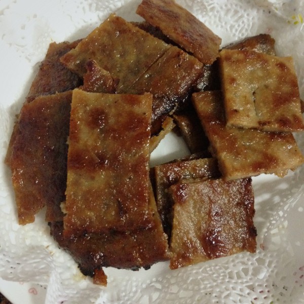 自制红鞠蜜汁猪肉干的做法