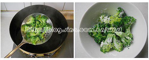 西兰花蒸蛋羹的做法1