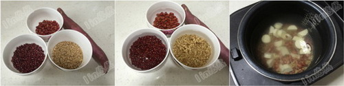 红豆莜麦粒粥步骤1-2