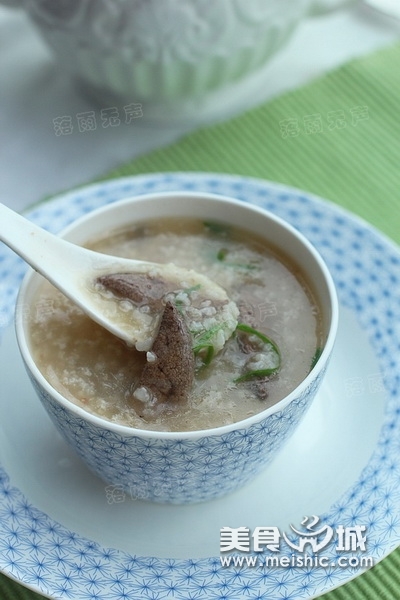 美极猪肝粥