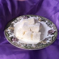 最简单的小甜品：椰丝奶油小方的做法