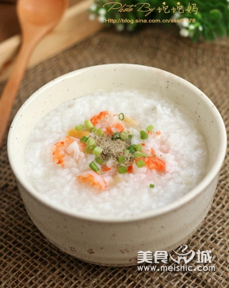 文蛤干贝鲜虾粥