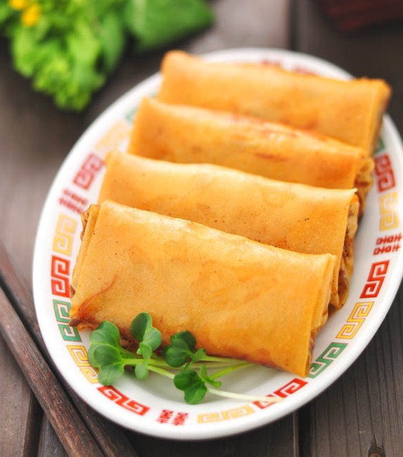 五福春卷的做法