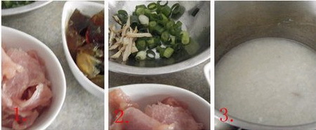 皮蛋瘦肉粥步骤1-3