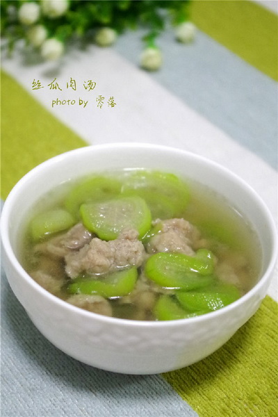 丝瓜肉汤的做法