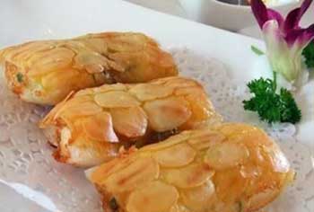 萁菜虾卷做法