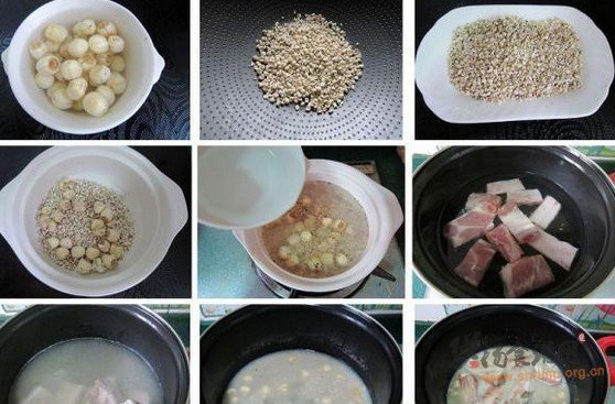 薏米莲子排骨煲