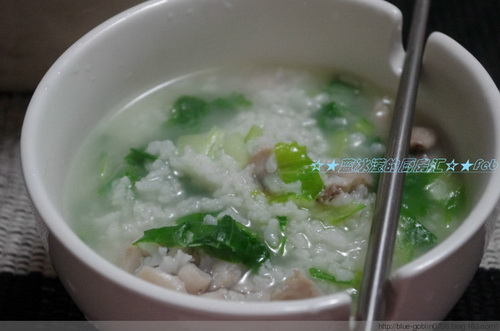 牛蛙青菜粥