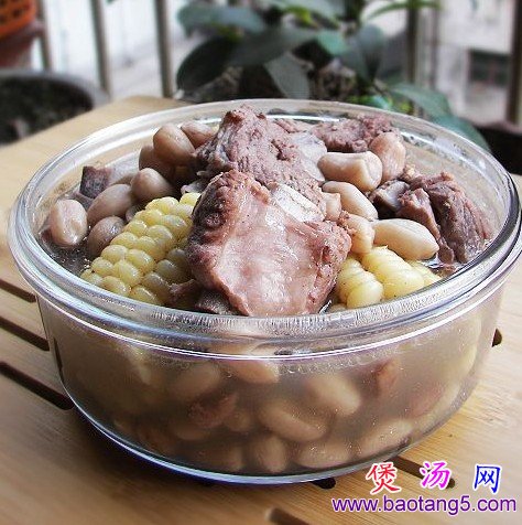玉米花生排骨煲