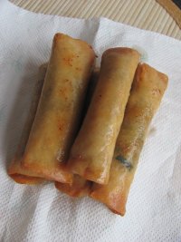 香蕉豆沙春卷怎么做？香蕉豆沙春卷的9步做法