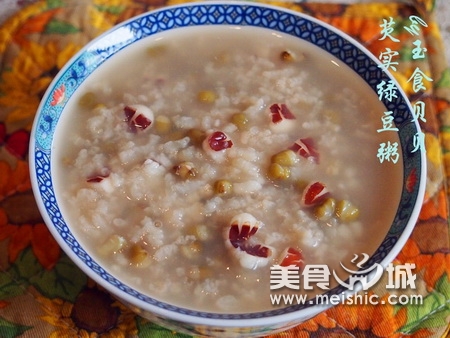 芡实绿豆粥
