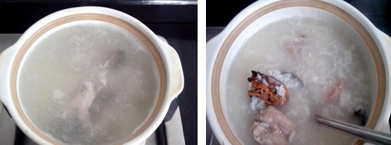 排骨煲蚝豉南瓜粥