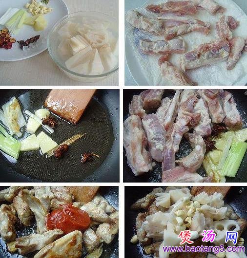 双莲炖排骨