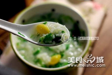 白果青菜粥
