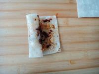 肉酱卷饵块的制作教程