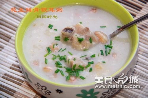 花生排骨银耳粥