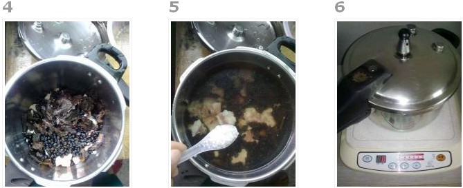 生地黑豆排骨汤