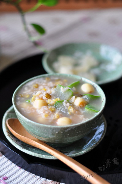 冬瓜莲米绿豆粥