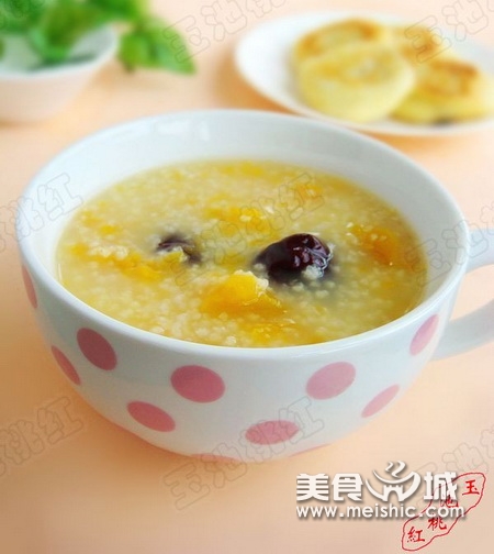 小米红枣南瓜粥的做法