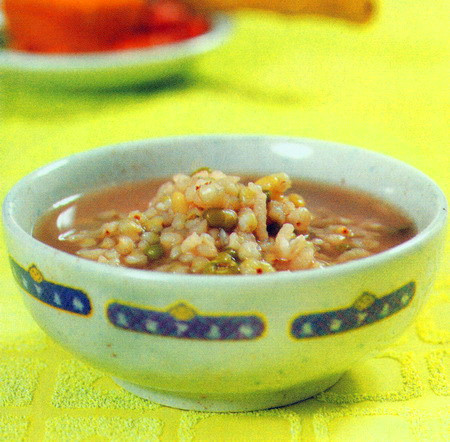 绿豆荞麦粥