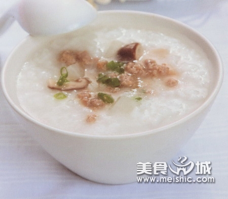山药冬菇瘦肉粥