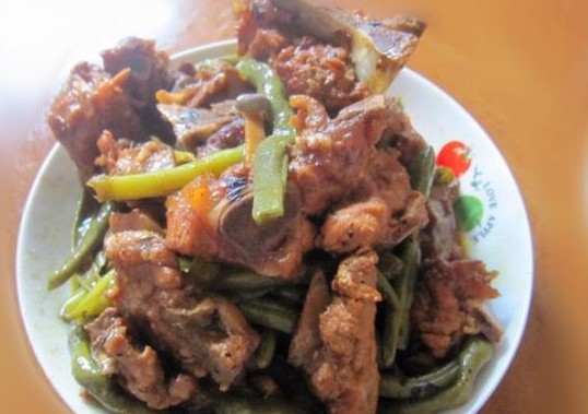 排骨炖豆角