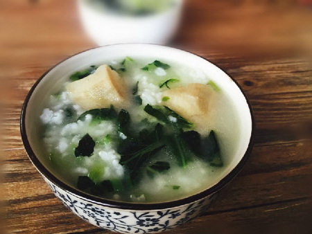 红薯菜粥
