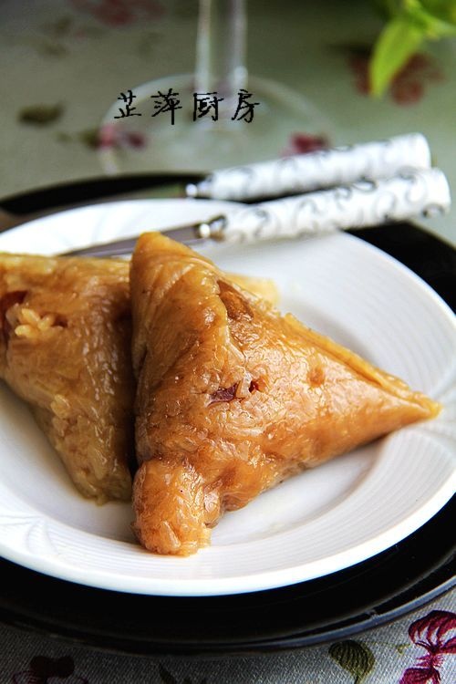 蛋黄板栗肉粽的正宗做法