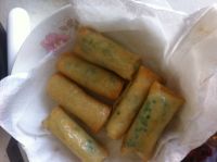 鲅鱼韭菜春卷的13步制作方法