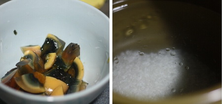 皮蛋瘦肉粥做法步骤2